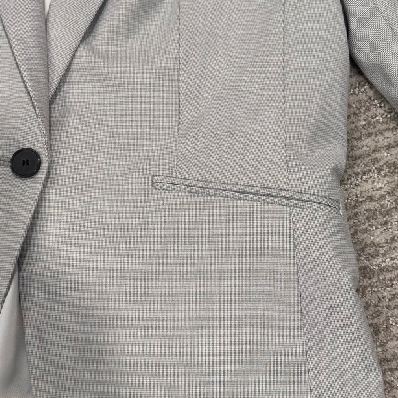 H&M NWOT Light Grey Womens Blazer Sz 10 - Picture 3 of 6